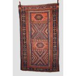 Jaf Kurd rug, north west Persia, early 20th century, 7ft. 7in. X 4ft. 6in. 2.31m. X 1.37m. Overall