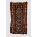 Anatolian village rug, probably east Anatolia area, circa 1930s, 7ft. 2in. X 3ft. 10in. 2.18m. X 1.