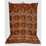 Colourful Shahsavan brocaded flatweave cover, north west Persia, circa 1930s-40s, 12ft. 5in. X