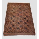 Ersari Turkmen gulli-gul carpet, north east Afghanistan, circa 1920s-30s, 10ft. 5in. X 7ft. 4in. 3.