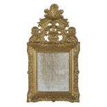 French Baroque-Style Giltwood Mirror