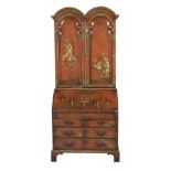 Queen Anne-Style Polychrome Secretary