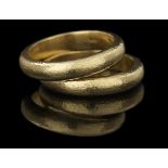 Two Elizabeth Locke Gold Bands