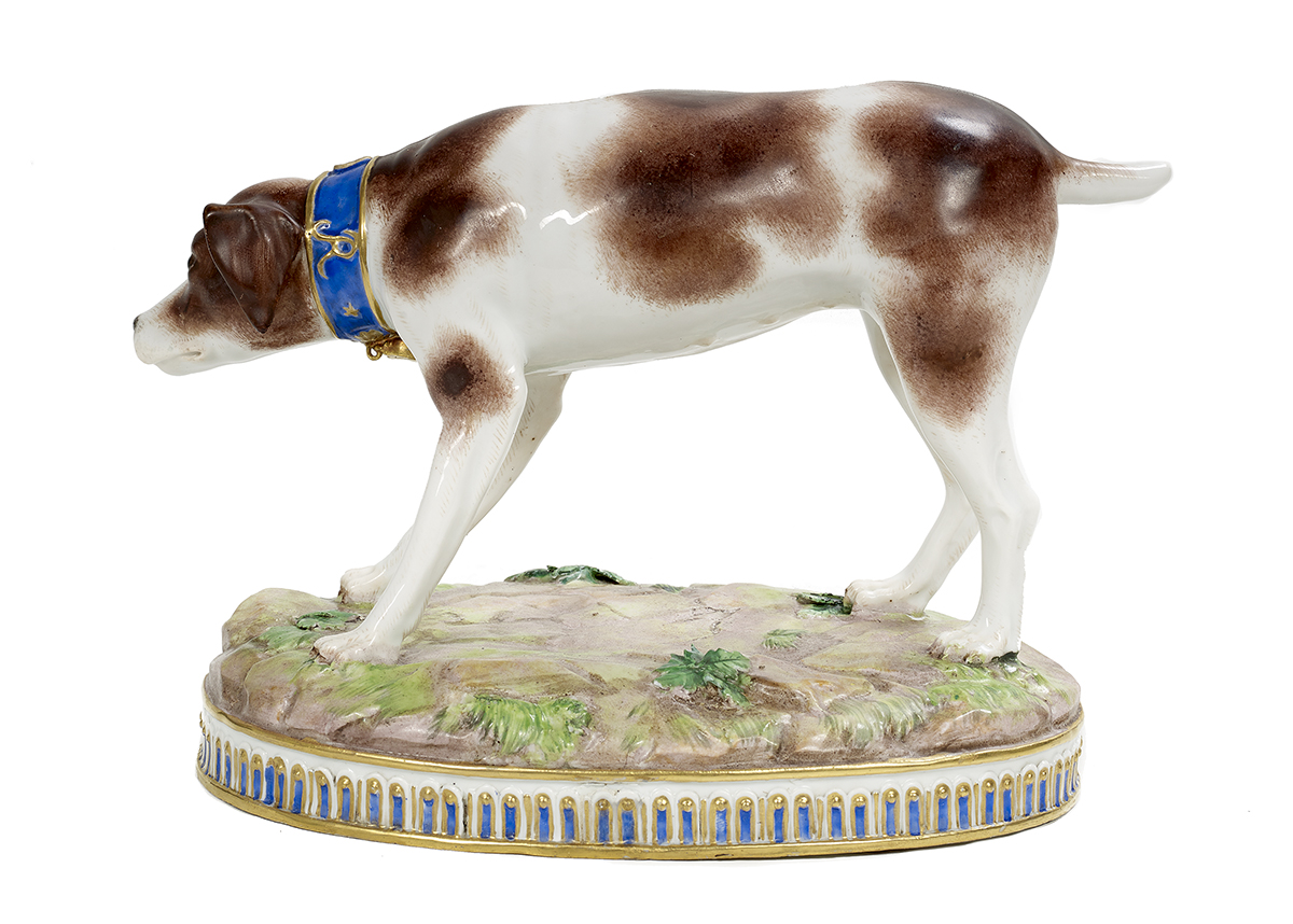 Meissen Porcelain Figure of a Hunting Dog - Image 2 of 3