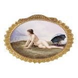 The Bather (Baigneuse) Porcelain Plaque