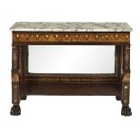 Italian Neoclassical Marble-Top Side Table