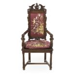 Continental Fruitwood Armchair