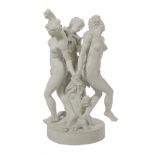 Biscuit Porcelain Figure of The Three Graces