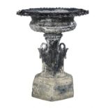 Monumental Victorian Zinc Garden Urn