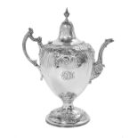 Large Mid-Atlantic Sterling Silver Coffee Pot