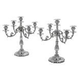 Pair of Gorham "Chantilly" Sterling Candelabra