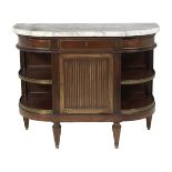 Louis XVI-Style Mahogany and Marble-Top Server