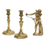 Three Barbedienne Gilt-Bronze Objects
