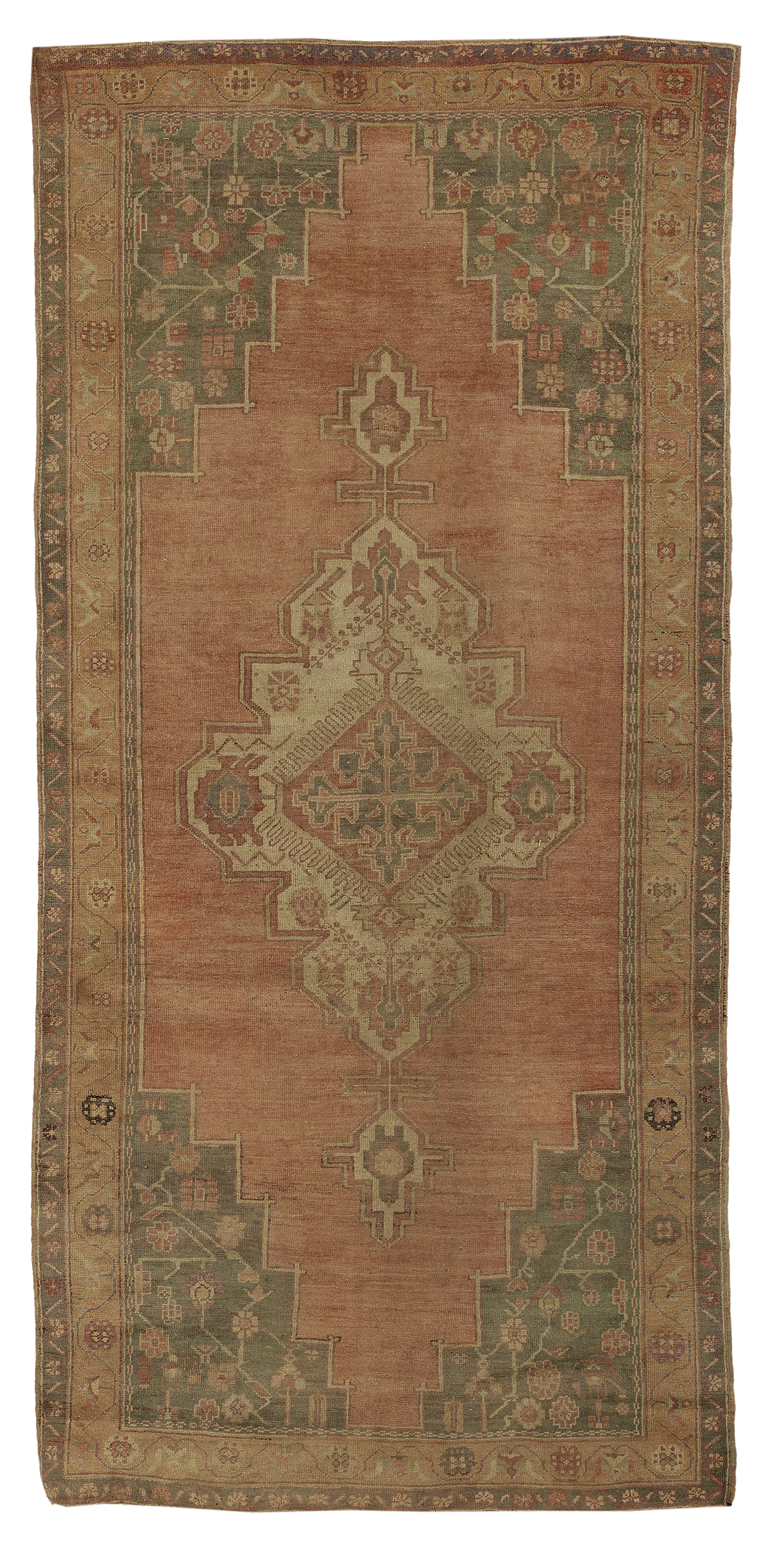 Antique Oushak Runner