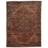 Semi-Antique Heriz Carpet