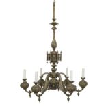 Bronze Gasolier in the Renaissance Revival Taste