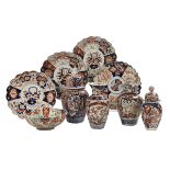 Nine-Piece Collection of Japanese Imari Porcelain