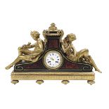 Napoleon III Figural Mantel Clock