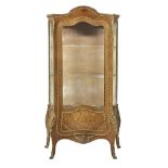 Louis XV-Style Ormolu-Mounted Kingwood Vitrine