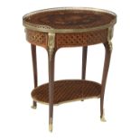 Transitional Louis XV/XVI-Style Occasional Table