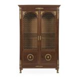 Empire-Style Mahogany Bookcase