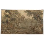 French Handwoven Verdure Tapestry