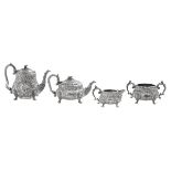 George IV Sterling Silver Tea Set