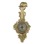 Louis XV Giltwood Barometer