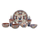 Seven Pieces of Japanese Imari Porcelain