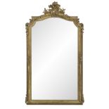 Louis XV-Style Giltwood Mirror