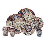 Seven Pieces of Japanese Imari Porcelain