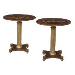 Pair of Neoclassical-Style Occasional Tables