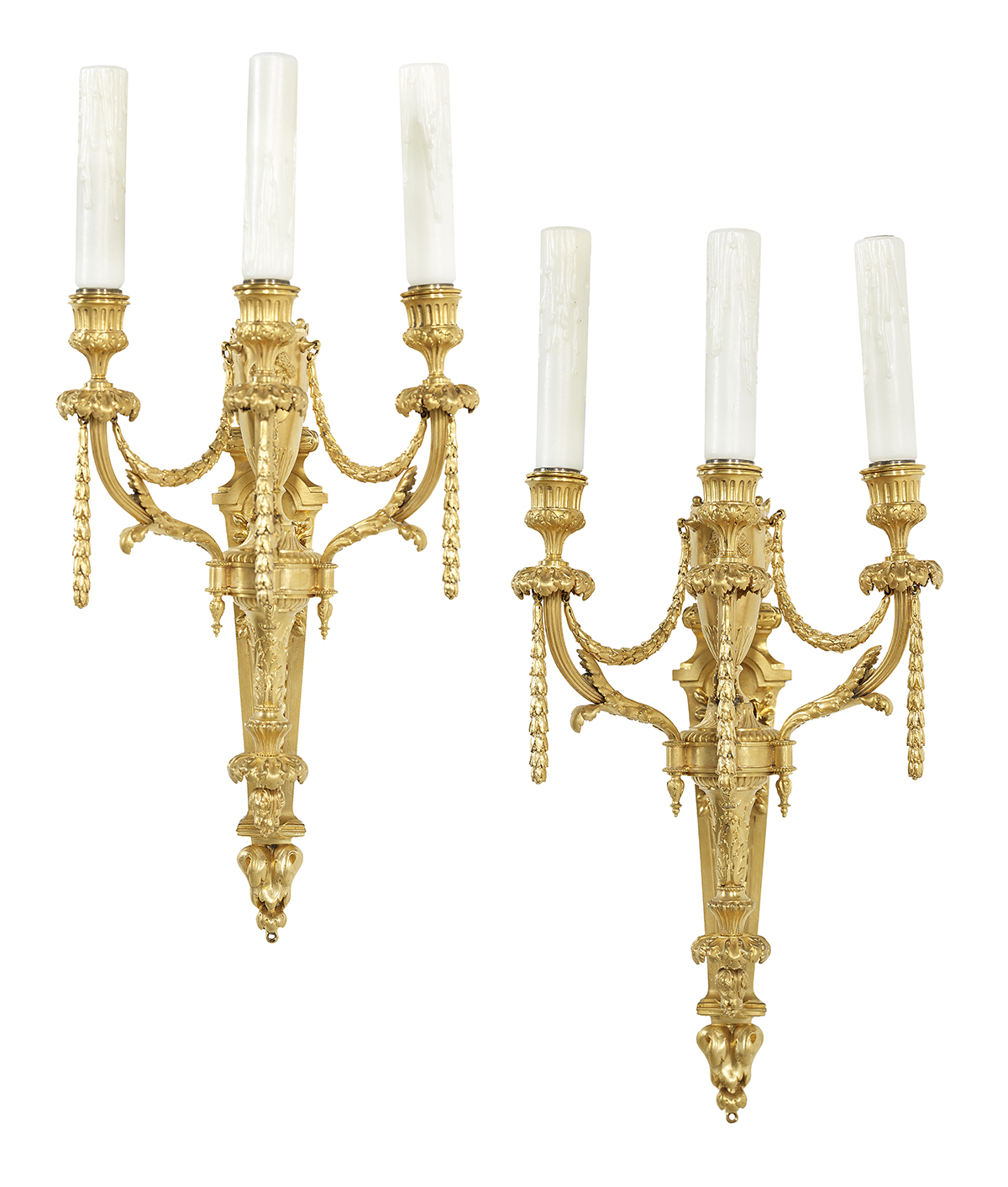 Pair of French Neoclassical-Style Sconces