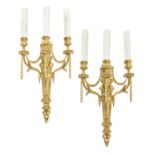 Pair of French Neoclassical-Style Sconces