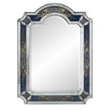 Italian Reverse-Painted Venetian Mirror