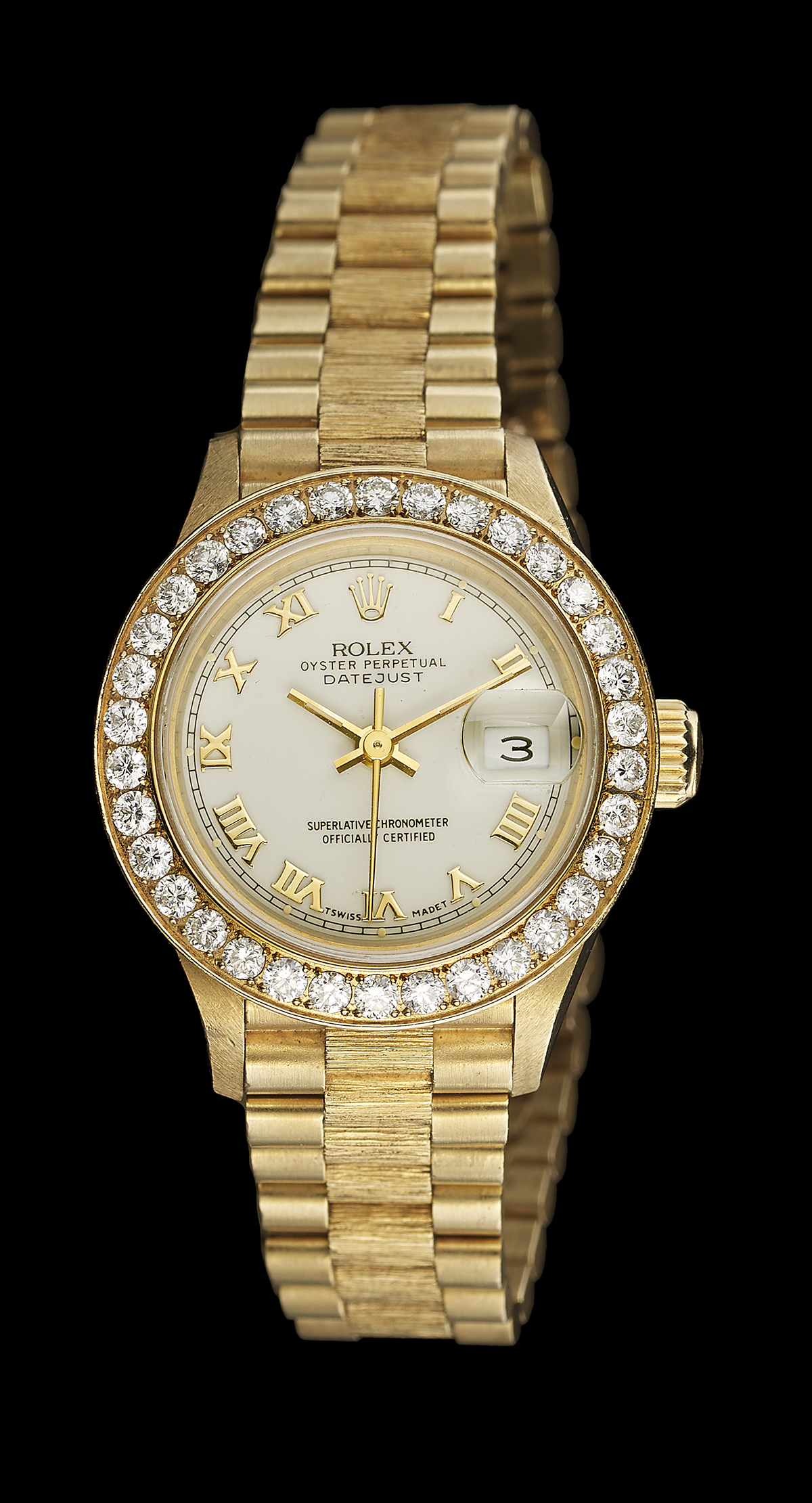 Lady's Rolex Diamond President Datejust Watch