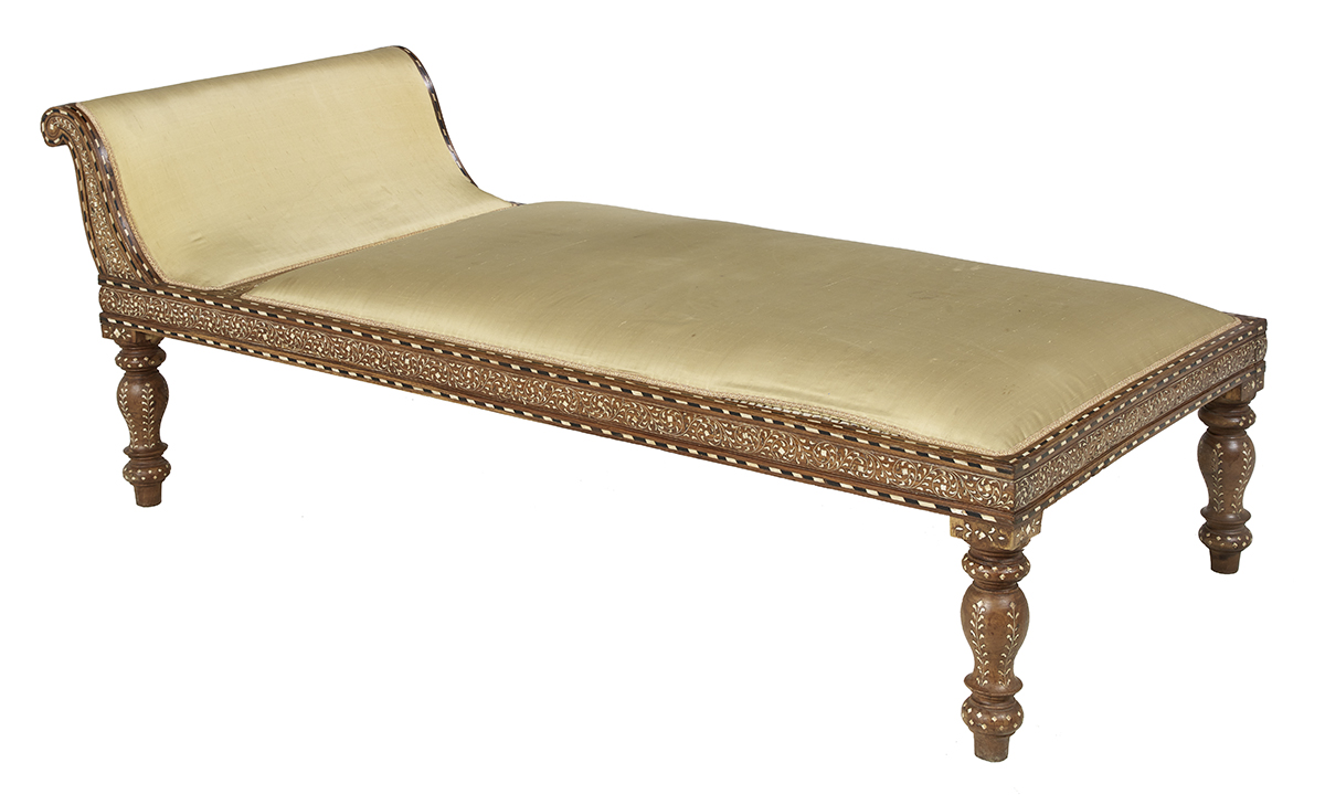 North African Mahogany Daybed