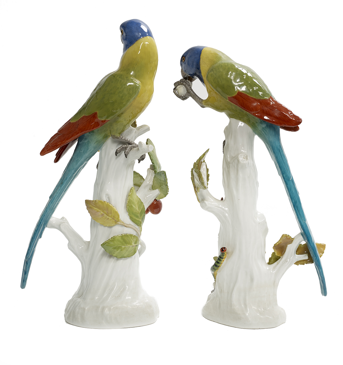 Pair of Meissen Porcelain Parrots - Image 2 of 4