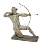 Continental Bronze of an Archer