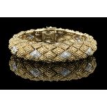 Gold and Diamond Bracelet