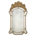 George I-Style Gilt-Framed Looking Glass