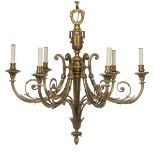 Louis XVI-Style Gilt-Bronze Chandelier