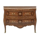 Regence Kingwood and Marble-Top Commode