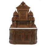 American Renaissance Revival Marble-Top Sideboard