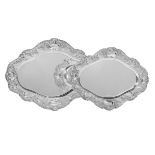 Two Gorham "Chantilly" Sterling Silver Platters