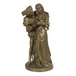 French Gilt Bronze of a Courting Couple