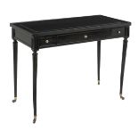 Louis XVI-Style Ebonized Games Table