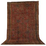 Semi-Antique Oushak Carpet