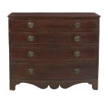 George III-Style Mahogany Chest