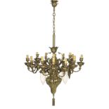 French Brass Chandelier